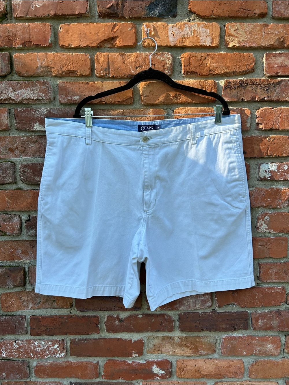 Chaps Men's Khaki 100% Cotton Shorts 42